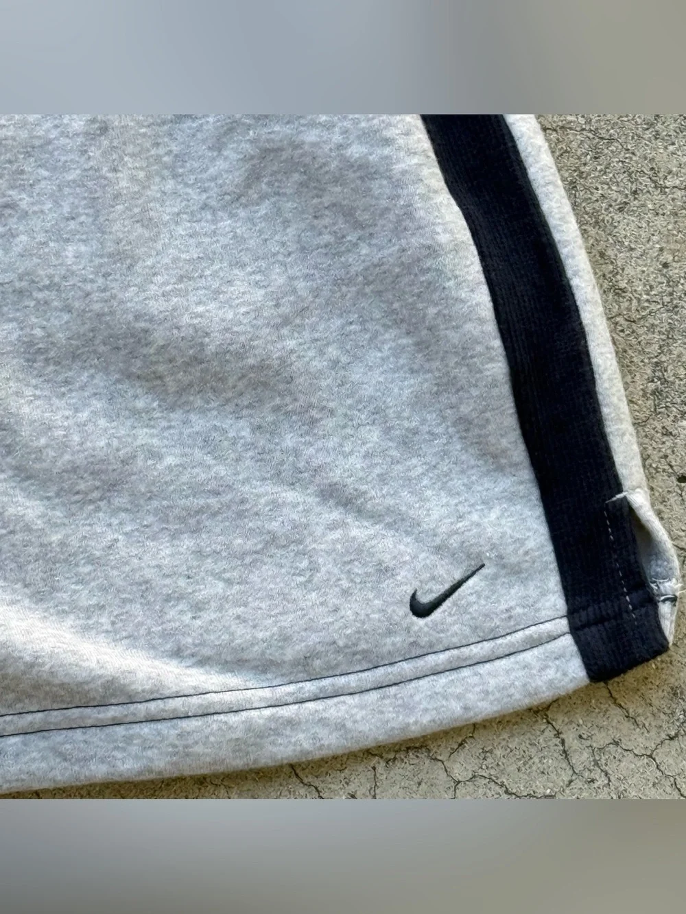 Vintage Deadstock Nike ‘PLAYER’ Short Shorts Women’s Grey Sz Large NWT